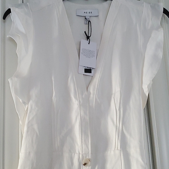 NWT REISS | Linen Midi Dress - Picture 13 of 13